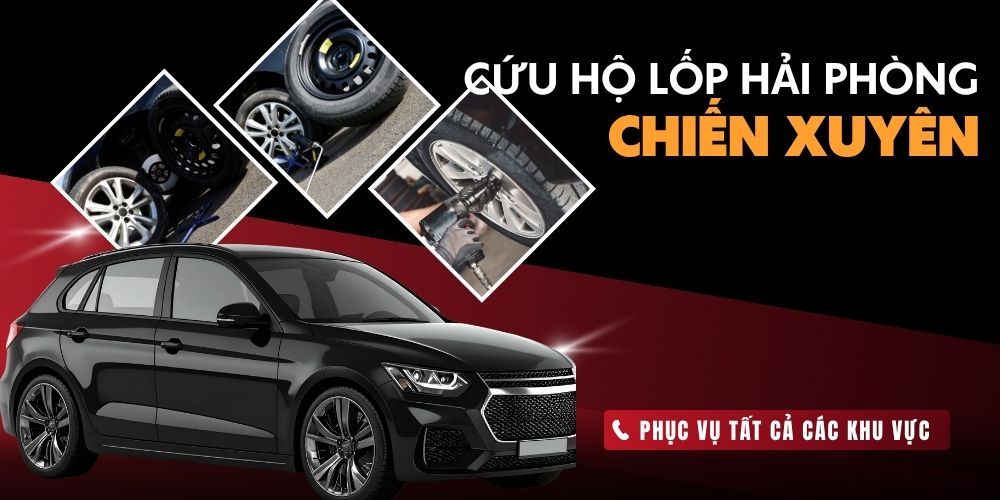 cứu hộ lốp tại Hải Phòng tất cả các khu vực