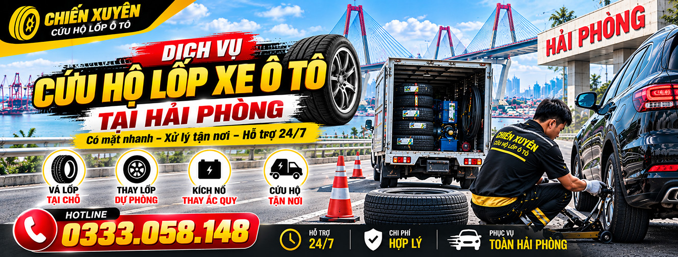 Cứu hộ lốp Hải Phòng - Chiến Xuyên