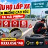Cứu hộ lốp xe trên đường cao tốc tại Hải Phòng