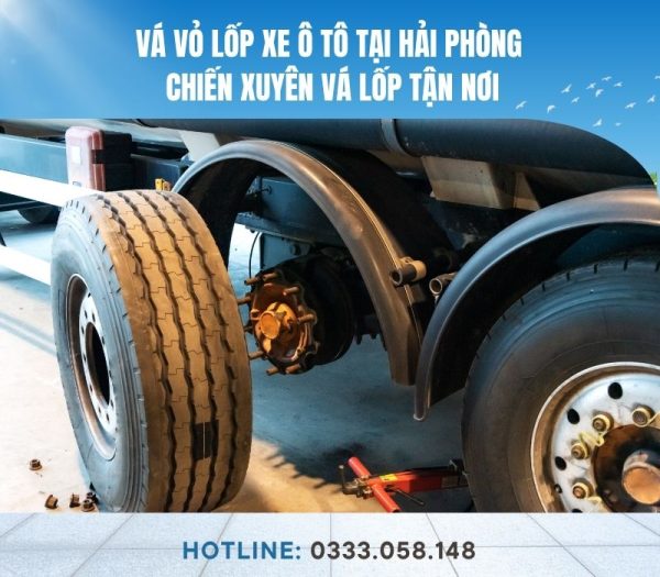 vá vỏ lốp xe ô tô tại hải phòng
