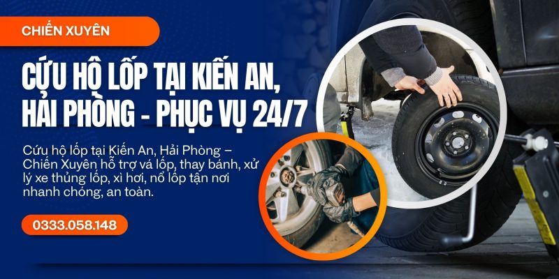 Cứu hộ lốp tại Kiến An Hải Phòng